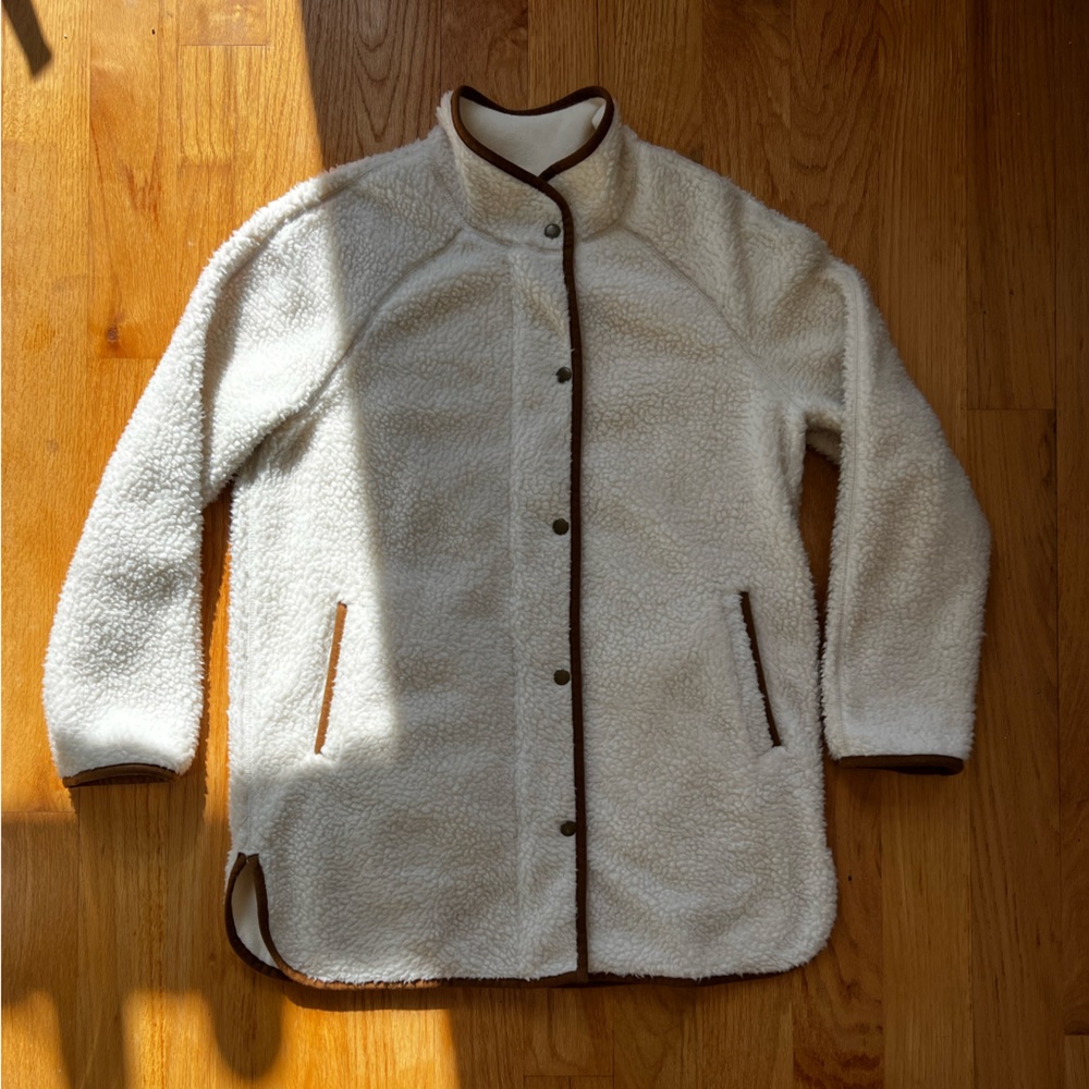 Women's Old Navy Long Sherpa Coat